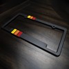 Classic Retro Heritage Stripe License Plate Frame - Fits Toyota