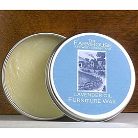 Sweet Grass Farm Furniture Wax - Farmhouse Carnauba Wood Conditioner, Lavender