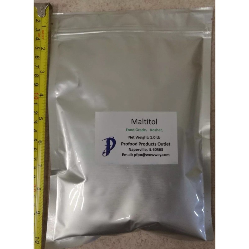 PFPO Maltitol Powder -1.0 lb, Low Calorie sugar substitute, ~80%