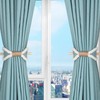 OCIOLI 4 Pieces Boho Curtain Tiebacks Curtain Holdbacks Handmade Curtain