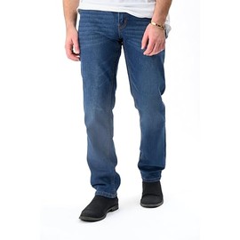 Refinery Republic Men's Slim Straight Jeans, Dark Denim, 34W x 30L