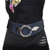 Glamexx24 Women's Elastic Waist Belt 6 cm Wide Waist Belt