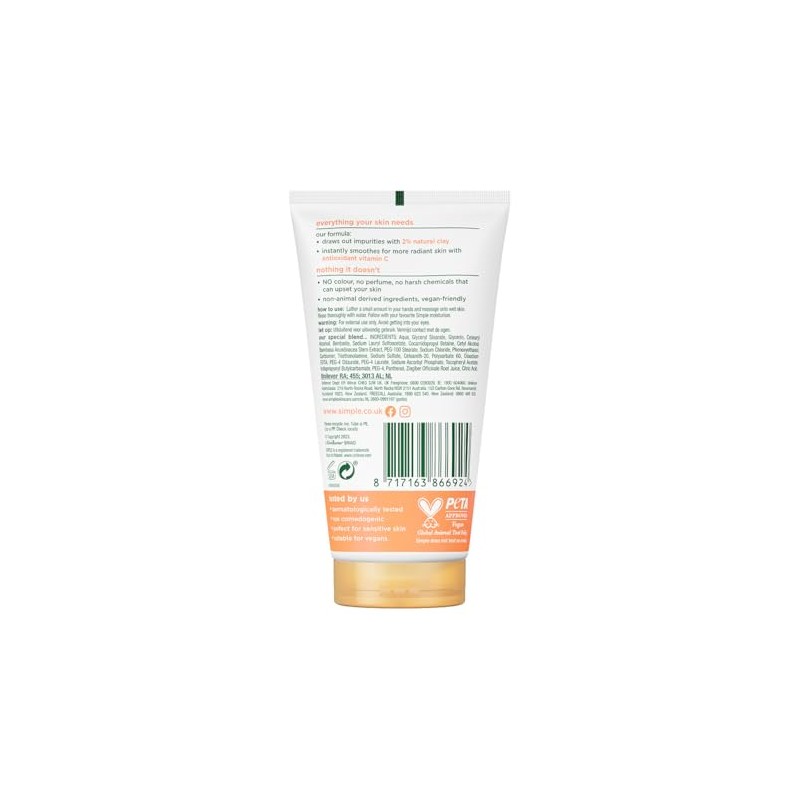 Simple Protect N Glow Express Glow - Esmalte exfoliante para