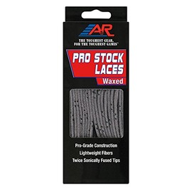 A&R Sports PSSL84X Pro-Stock Laces Silver 84", Waxed