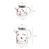 Glass Tea Kettle Strawberry Cute Design Glass Teapot Glass Pitcher