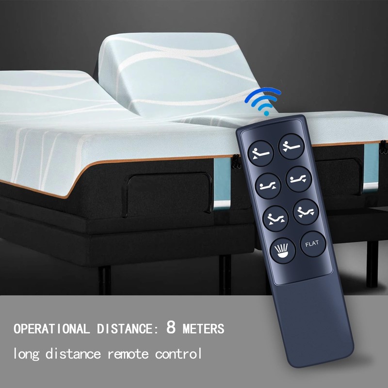 ZWP Replacement Remote Control Compatible for Leggett and Platt White