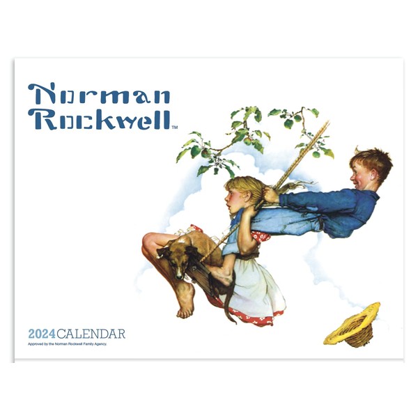 Norman Rockwell 2024 Hanging Wall Calendar - 19" x 11"