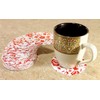 eSplanade Disposable Printed Paper Coasters (Set of 100) - Reversible