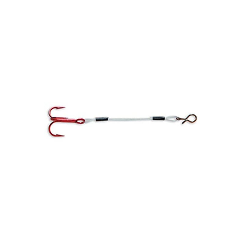 VMC Quik Strike Trailer Hook (Tin Red, 3-Inch)