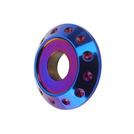 Design Washer M6 Outer Diameter 0.7 inch (19 mm) SUS304 Stainless Steel Bolt with Seat Frame Barnacles Bolt Collar Barnacles Color Baked Titanium Color Set of 2
