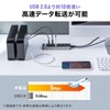 Sanwa Direct USB Hub Type-C Connection 7 Ports USB-C×2/USB-A×5 Self-Powered