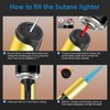 Navpeak Torch Lighter Windproof Jet Lighter, Refillable Butane Pen Shape