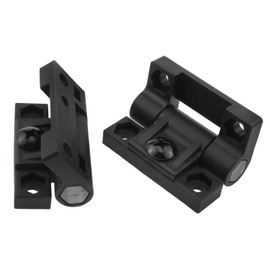 PIYANYO Black Plastic Torque Hinge Adjustable Torque Position Control HingeE6-10-301-2O Door Hinge with Screws 2pcs