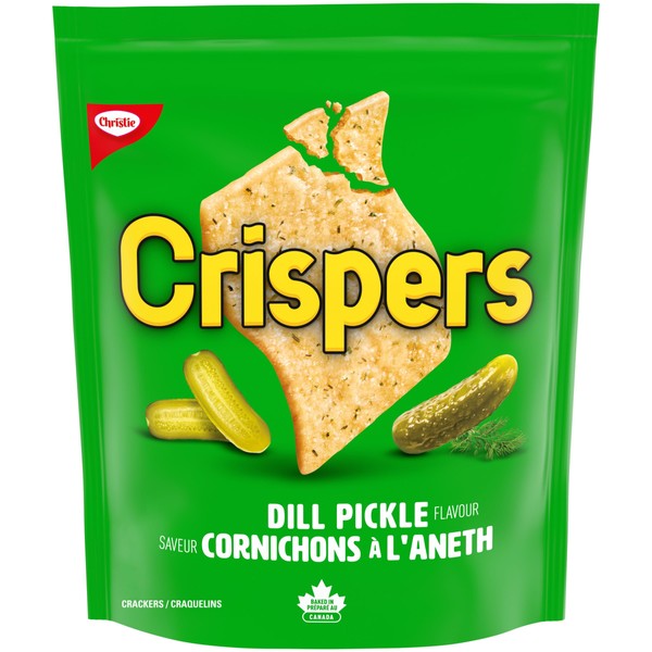 Crispers, Dill Pickle Flavour, Salty Snacks,145 g