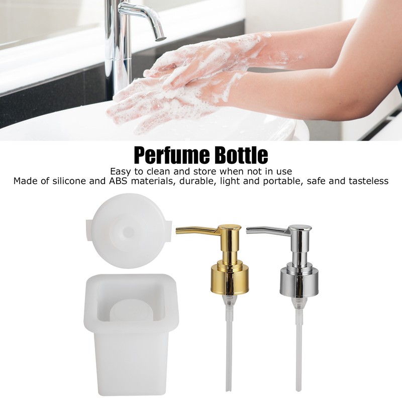 Soap Dispenser Bottle DIY Soap Container Bottle Silicone Mold Perfume