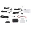 Auto LED Parking Sensor Backup Radar System Buzzing Alarm Weatherproof
