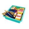 School Smart Sturdy Plastic Storage Tray, Multifunctional Design for Classroom,