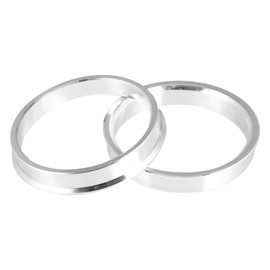 X AUTOHAUX 2pcs OD 60.1mm to ID 54.1mm Aluminium Alloy Car Hub Centric Rings Wheel Bore Center Spacer