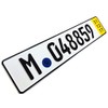Munich Temporary German License Plate