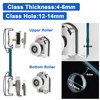 Cokritsm Shower Door Rollers, 25 mm, Shower Cubicle Rollers, 4
