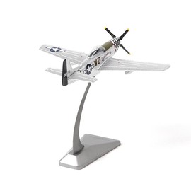 P51-D Mustang 1/72 Metal Airplane Model Kit with Stand WWII Diecast Fighter Model Vintage Prebuild (Big Beautiful Doll) Collectible Historic Design springtok