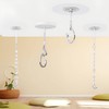 Silver Adhesive Ceiling Hook-Weight-Bearing Stick-On Ceiling Hooks, Sticky Ceiling Hook,