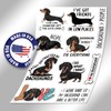 10pcs Black Dachshund Sticker Pack, Cute Funny Vinyl Decals for