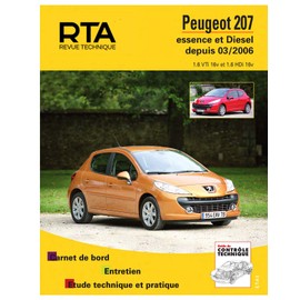 Peugeot 207 - essence et diesel depuis 03-2006