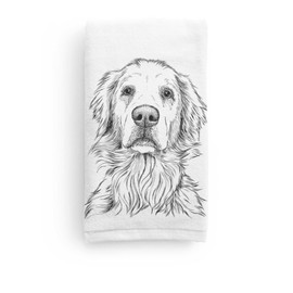 Inkopious Bare Golden Retriever Decorative Hand Towel Bathroom and Kitchen Decoration Décor