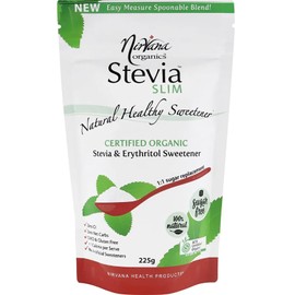 Nirvana Organics Stevia & Erythritol Sweetener, Stevia Slim Spoonable, 225g