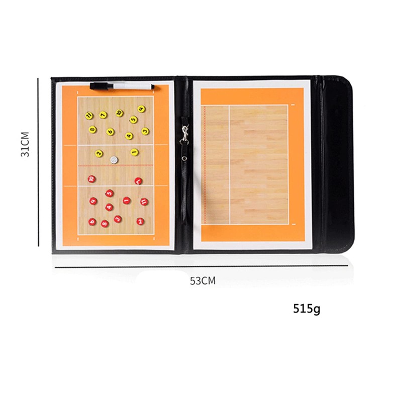 RoseFlower Taktikboard Volleyball - Magnetic Board Volleyball Coaching Board, Tactical