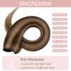 Silk-co Very Thin Human Hair Extensions Clip in Hair Extensions