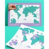 Luckies Scratch Map Neon | Travel Map & Scratch Off