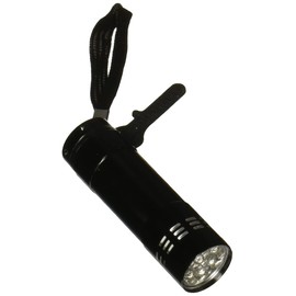 MANHATTAN 960328 Linterna de Aluminio con iluminación LED, Salida Brillante de 45 lúmenes, Nueve LED, diseño Compacto                                 