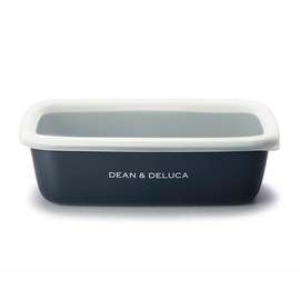 Dean and Deluca Enamel Container B2, Charcoal Grey