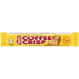Coffee Crisp Chocolate Candy Bars, 50g/1.76oz, Pack of 6, Shipped from Canada