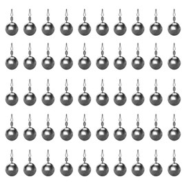 TopHomer 50PCS, Fishing Weights, with a 360° Rotating Swivel, 7g / 0.25oz, Fast Sinking, Anti-Snag, Accurate Landing for Crank Hooks & Soft Worm Baits Etc (7g / 0.25oz)