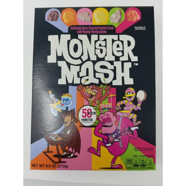 General Mills NEW Monster Mash Cereal 50th Count Chocula Frankenberry