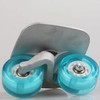 JINCAO Drift Plate Skates, Blue Portable Roller Road Skate, Aluminum