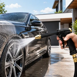High-Pressure Car Wash Water Gun for Home Cleaning – Adjustable Nozzle Sprayer for Cars & Gardens