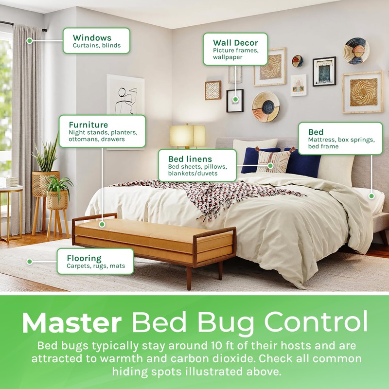 Hygea Natural Extra Strength Bed Bug & Lice Elimination Trio