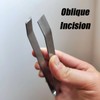 4Pcs Fish Bone Tweezers Set Flat and Slant Kitchen Tweezers
