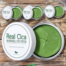 Pretty Eye Patch Effect Sleep Patch Real Cica Hydrogel Eye Patches 6 Pieces 60 Pieces / 프레티 아이 패치 효과 수면 패치 리얼 시카 하이드로겔 아이패치 6개 60개입