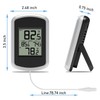 Urageuxy Wired Indoor Outdoor Thermometer, Home Room Temperature Monitor with