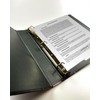 3 Ring Binder 1 Inch, 2 Pack, Heavy Duty Locking