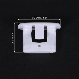 sourcing map 2set WD12X10304 Dishwasher Upper Rack Slide End Cap Replacement Part for Replaces WD12X344 AP4484666 PS2370502 WD30X97