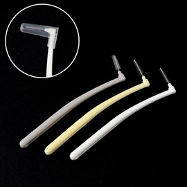 20P Dental Interdental Brush L-Type Interdental Brush Portable Interdental Brush Brush Toothpick Oral Products L-Type Interdental Brush S (1.0mm)