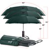 MRTLLOA 49/54/62 Inch Large Folding Golf Umbrella, Oversize Double Canopy