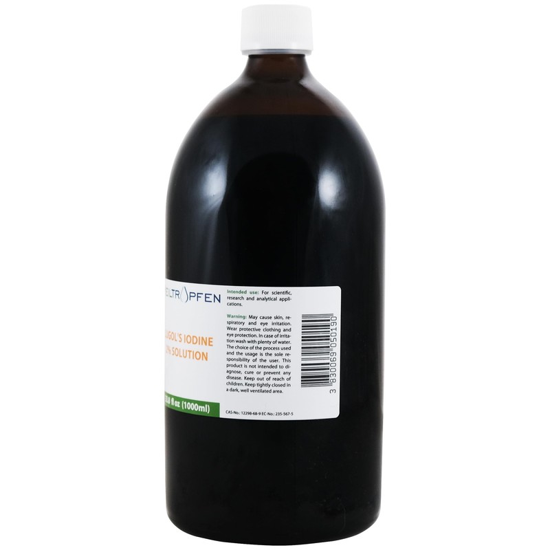 2% Lugols Iodine Solution | 33.8 Fl Oz - 1000