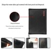 Fireproof Document Bag Portable Waterproof 800℃ High Temperature Resistant Zipper